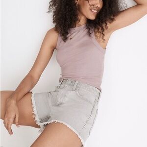 Madewell Gray Jean Shorts